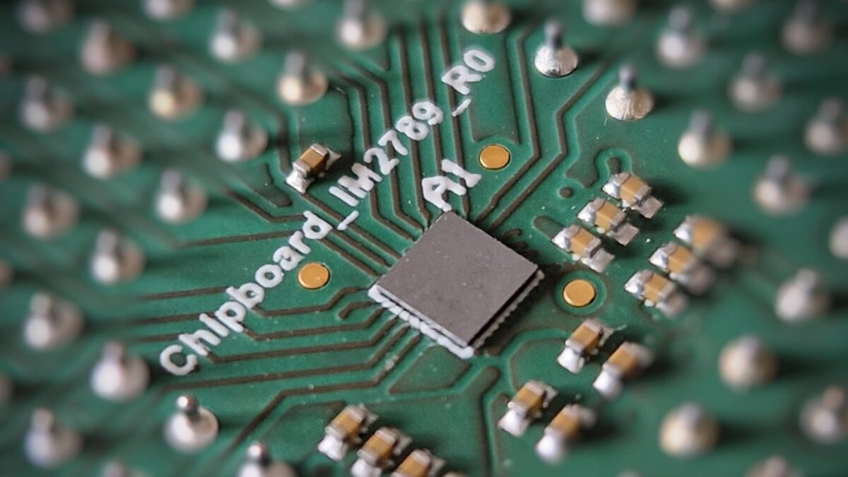 A computer chip