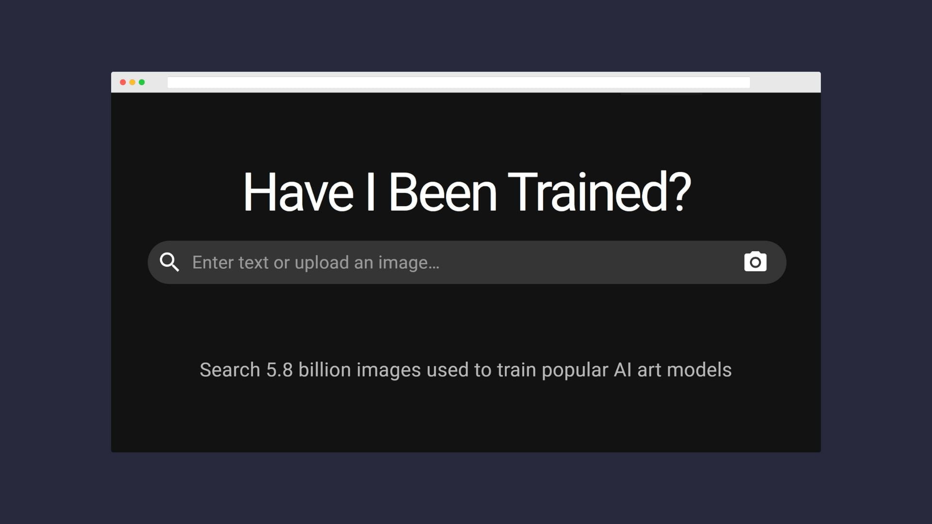 A new website makes AI training images searchable