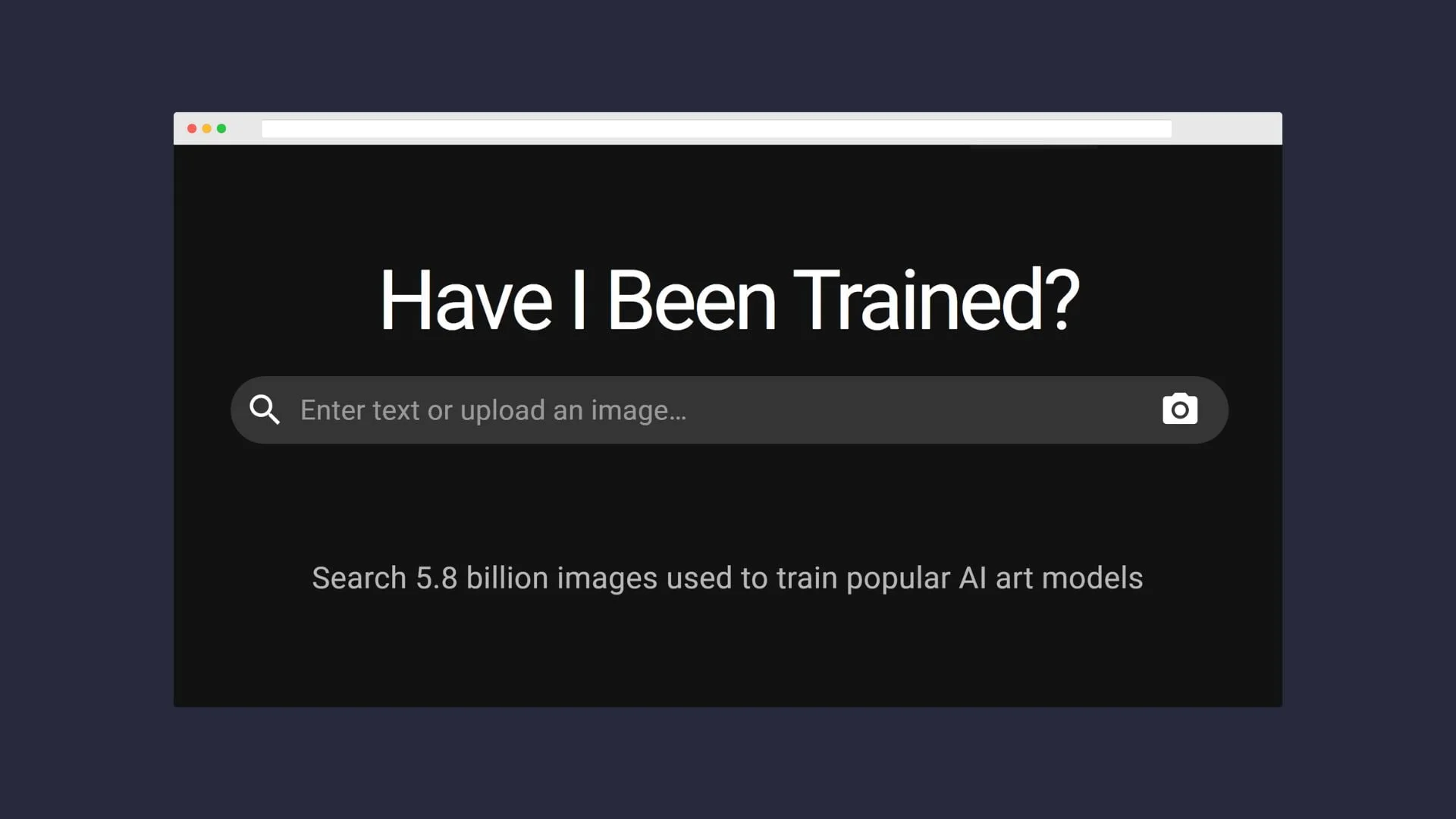A new website makes AI training images searchable