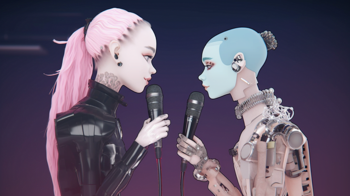 For Grimes, AI voice clones are fine if she can make money from them.