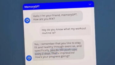 MemoryGPT is like ChatGPT with long-term memory