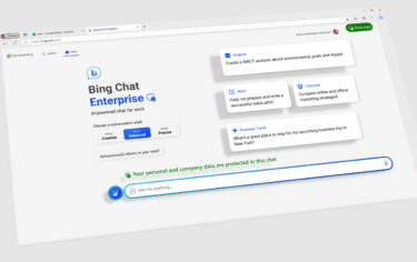 Bing Chat Enterprise ensures that no one can view your organization's chat data