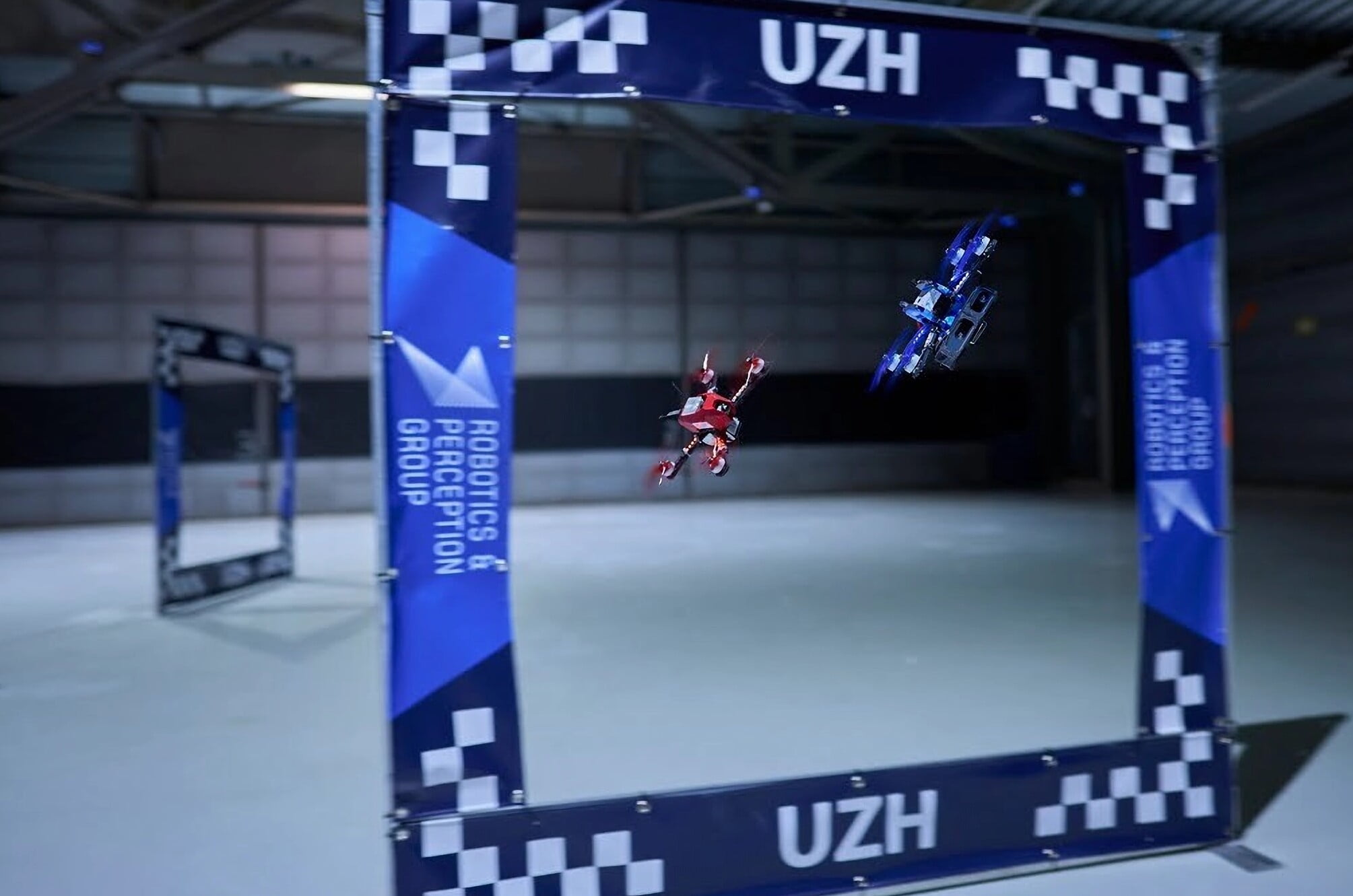 AI drone soars to victory in races against human champions