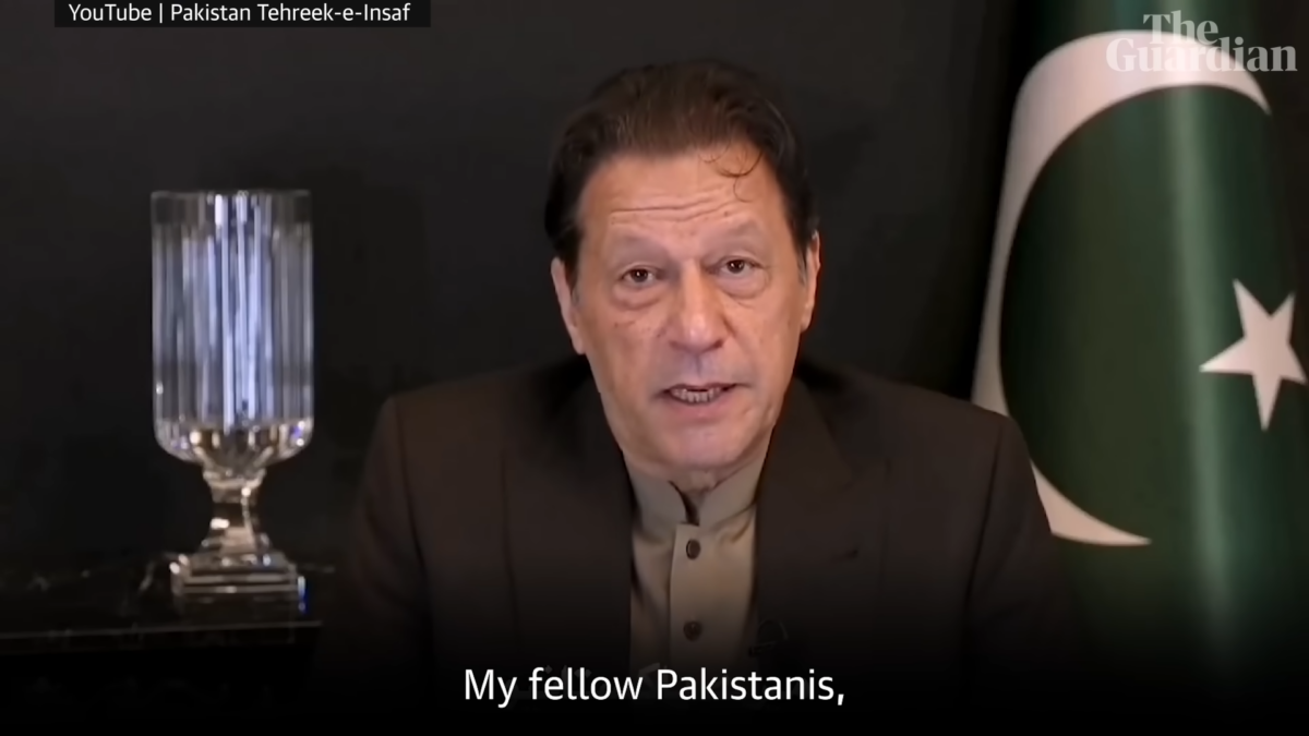 Pakistan's former Prime Minister, Imran Khan, used an AI-generated voice clone to campaign from prison.