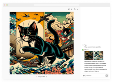 OpenAI's DALL-E 3 gets a text-based image editor inside ChatGPT