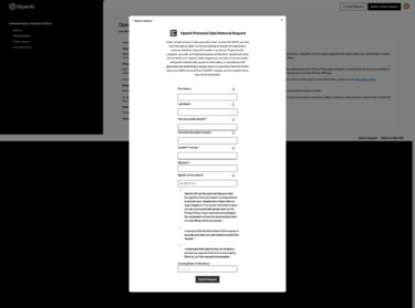 OpenAI introduces personal data removal form as ChatGPT faces criticism over false information