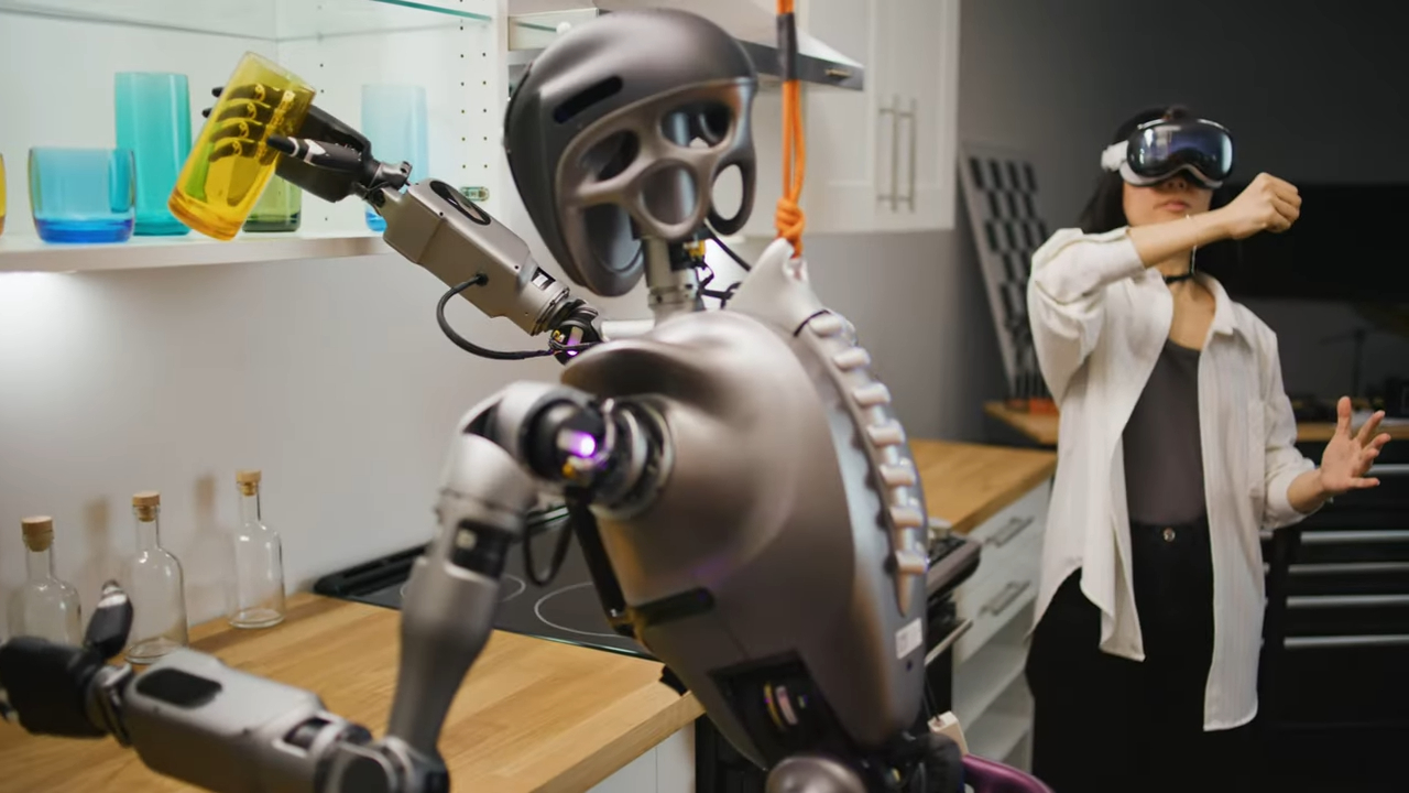 Nvidia uses Apple Vision Pro to record humans controlling robots for more realistic training data