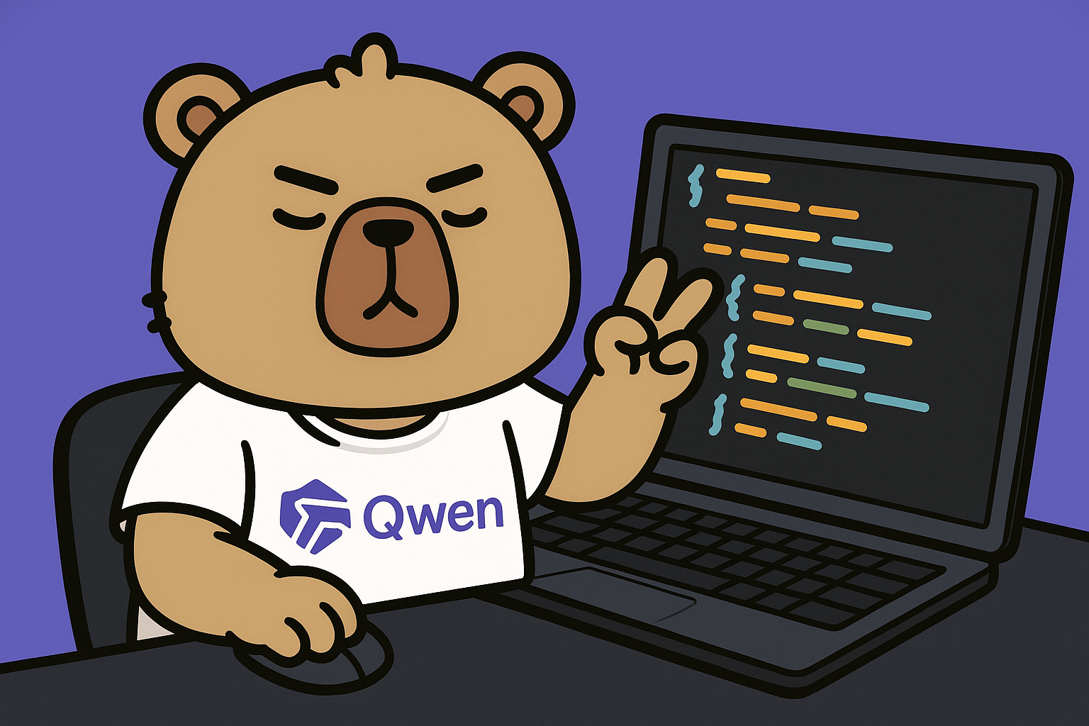 Web Dev in Qwen generates full front-end code from just a prompt