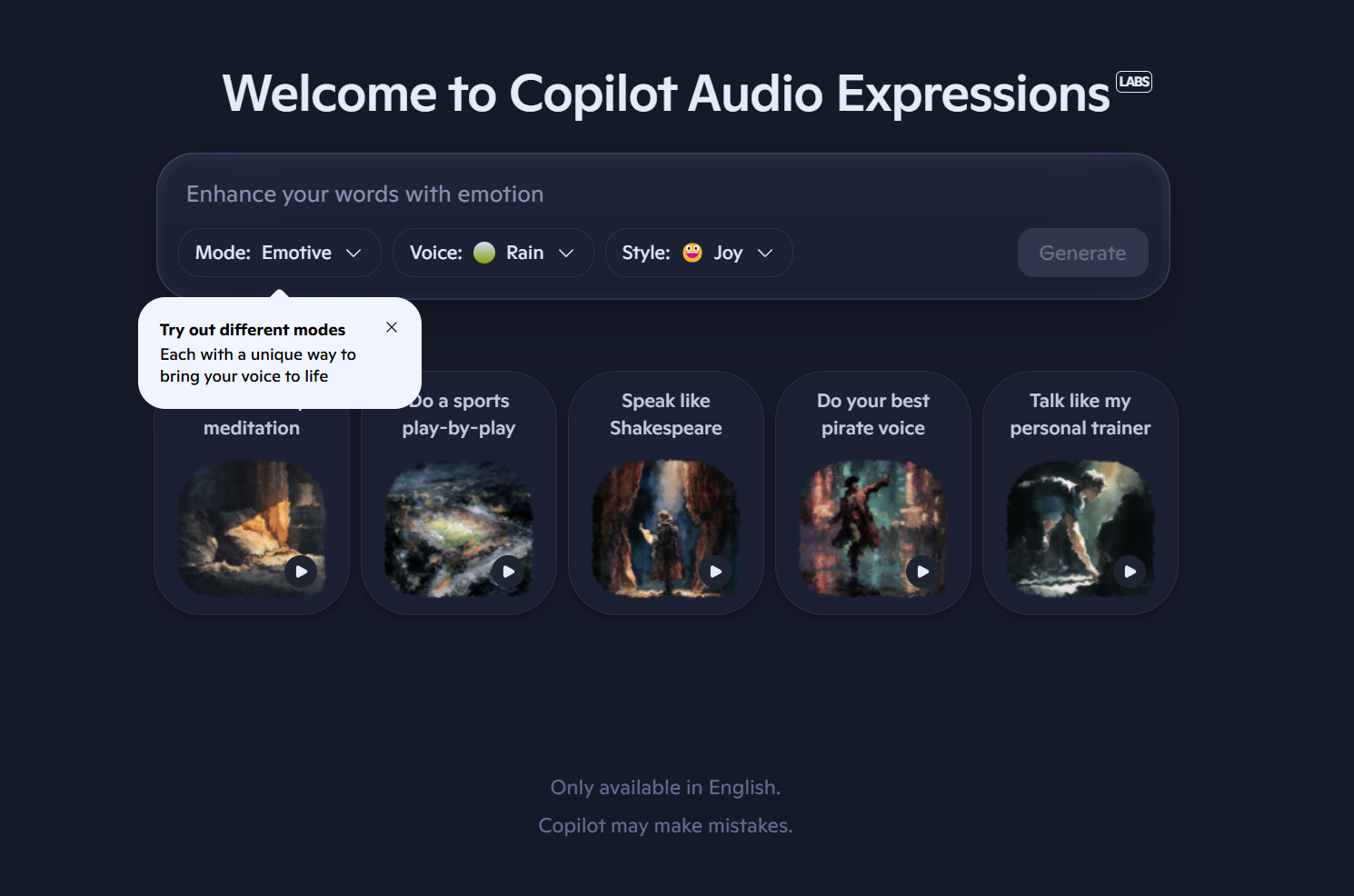 Microsoft rolls out new Copilot Audio mode powered by its MAI-Voice-1 model