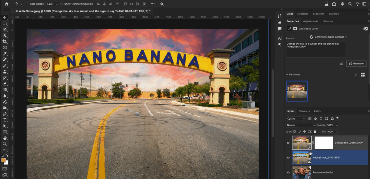 Adobe Photoshop integrates Google's image AI "Nano Banana"