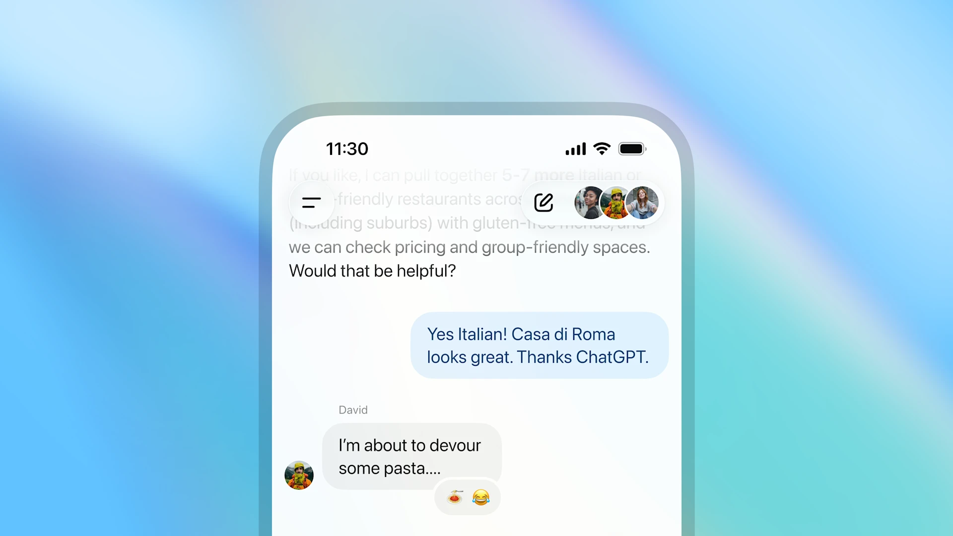 OpenAI tests group chats in ChatGPT