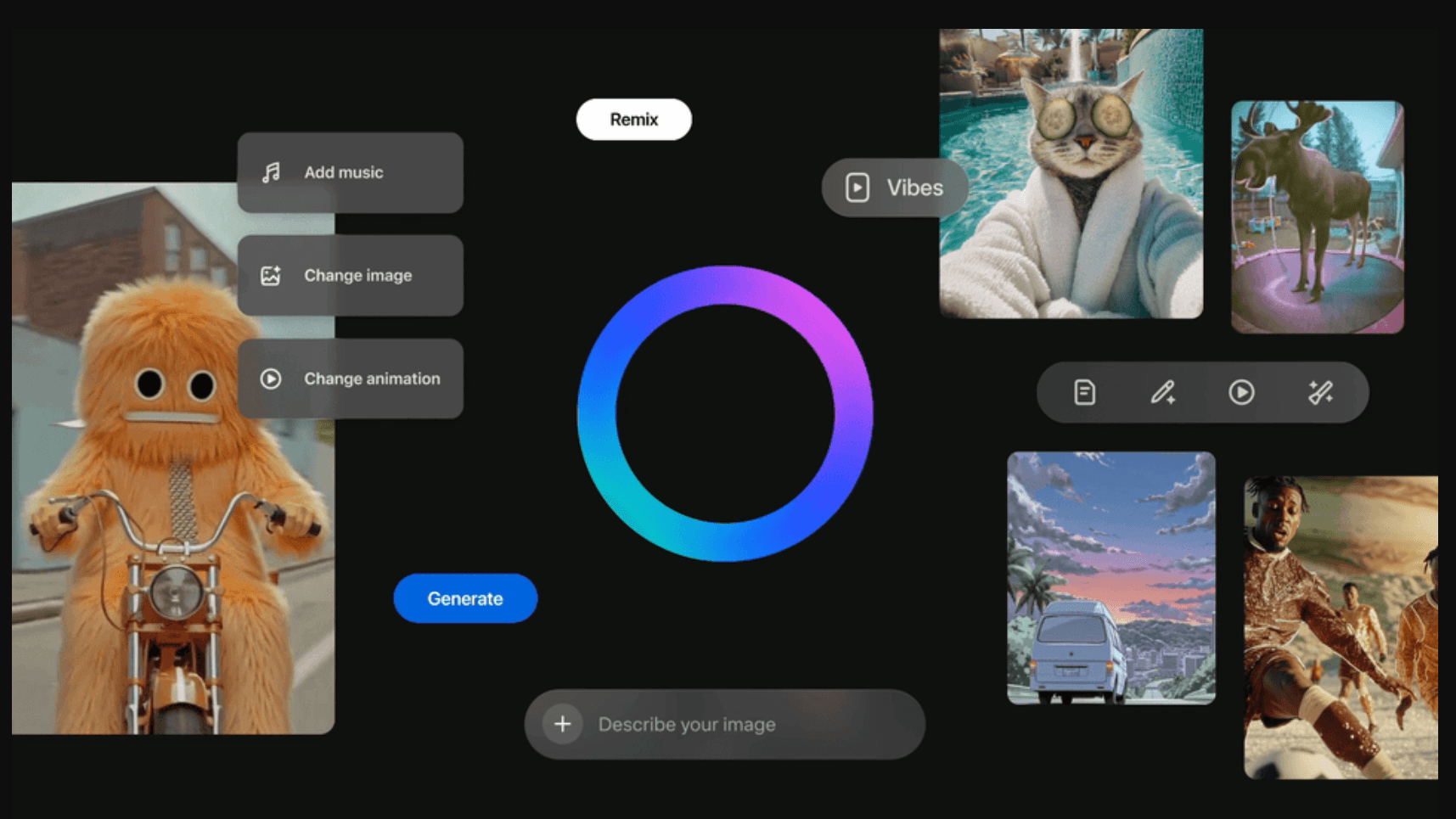 Meta launches AI video feed "Vibes" in Europe through its Meta AI app