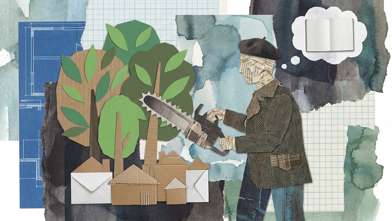 AI took a writer's job, then told him to try tree-felling