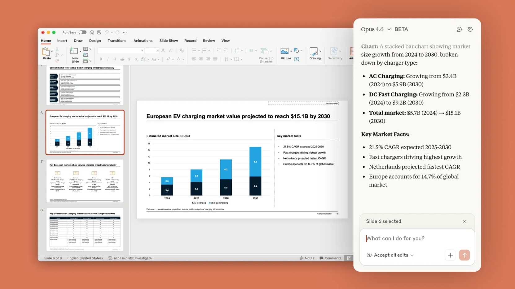 Claude now available directly in PowerPoint for Pro users