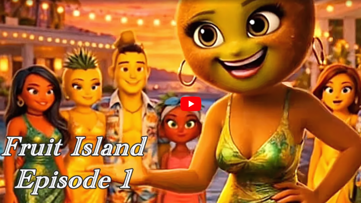 AI生成的恋爱节目《水果爱岛》每集在TikTok上获得千万播放量